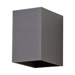 Lucande Dunkelgraue LED-Außenwandlampe Mikka -Lucande 9969031 3