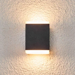 Lucande Außenwandleuchte Sarah Mit LEDs Und Diffusor -Lucande 9969035 3