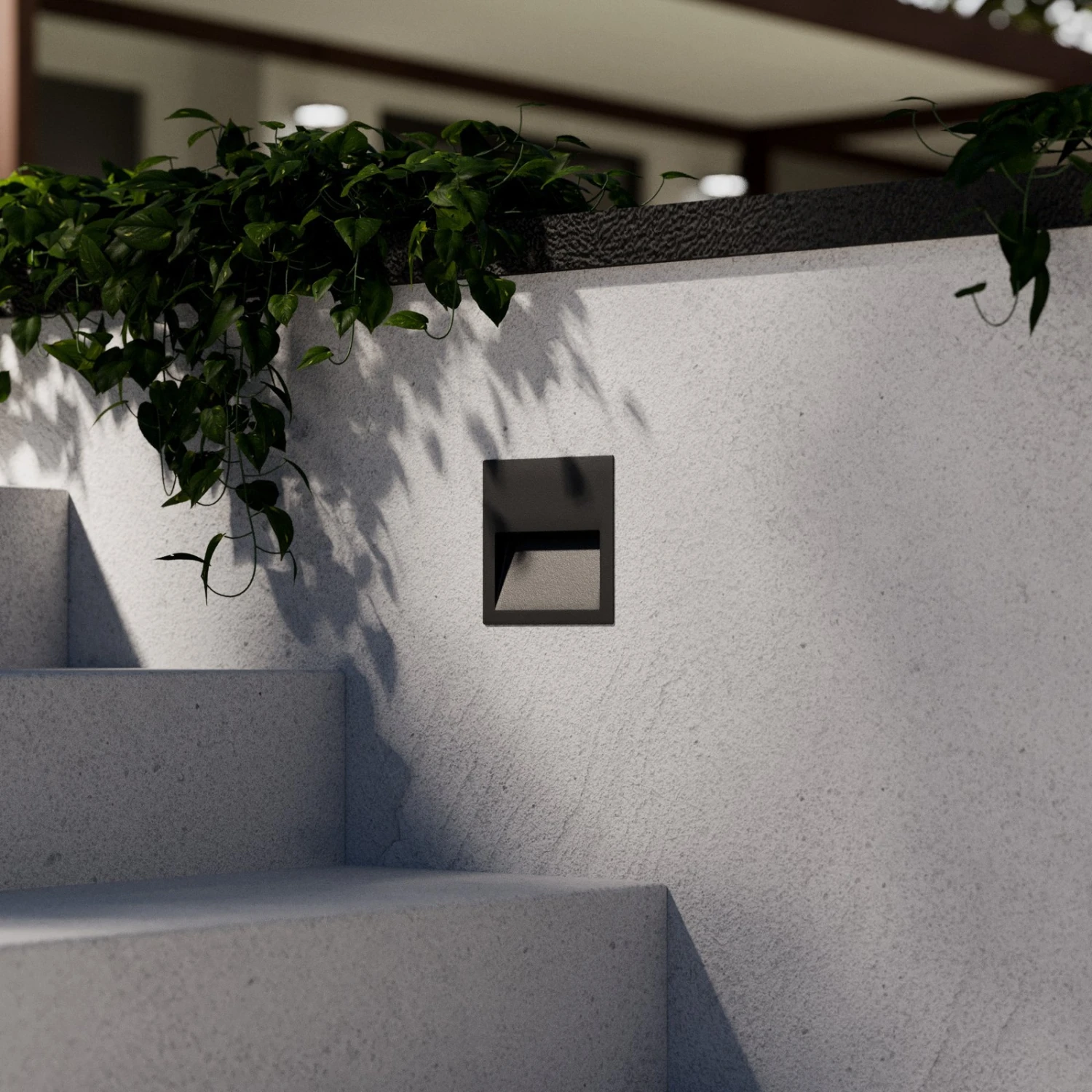 Lucande Quadratische LED-Wandeinbaulampe Loya Für Außen 5 Lucande Quadratische LED-Wandeinbaulampe Loya Für Außen – Bild 3