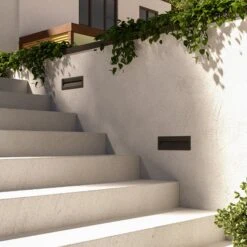 Lucande Dunkle LED-Einbauleuchte Loya, Wandmontage Außen -Lucande 9969039 2