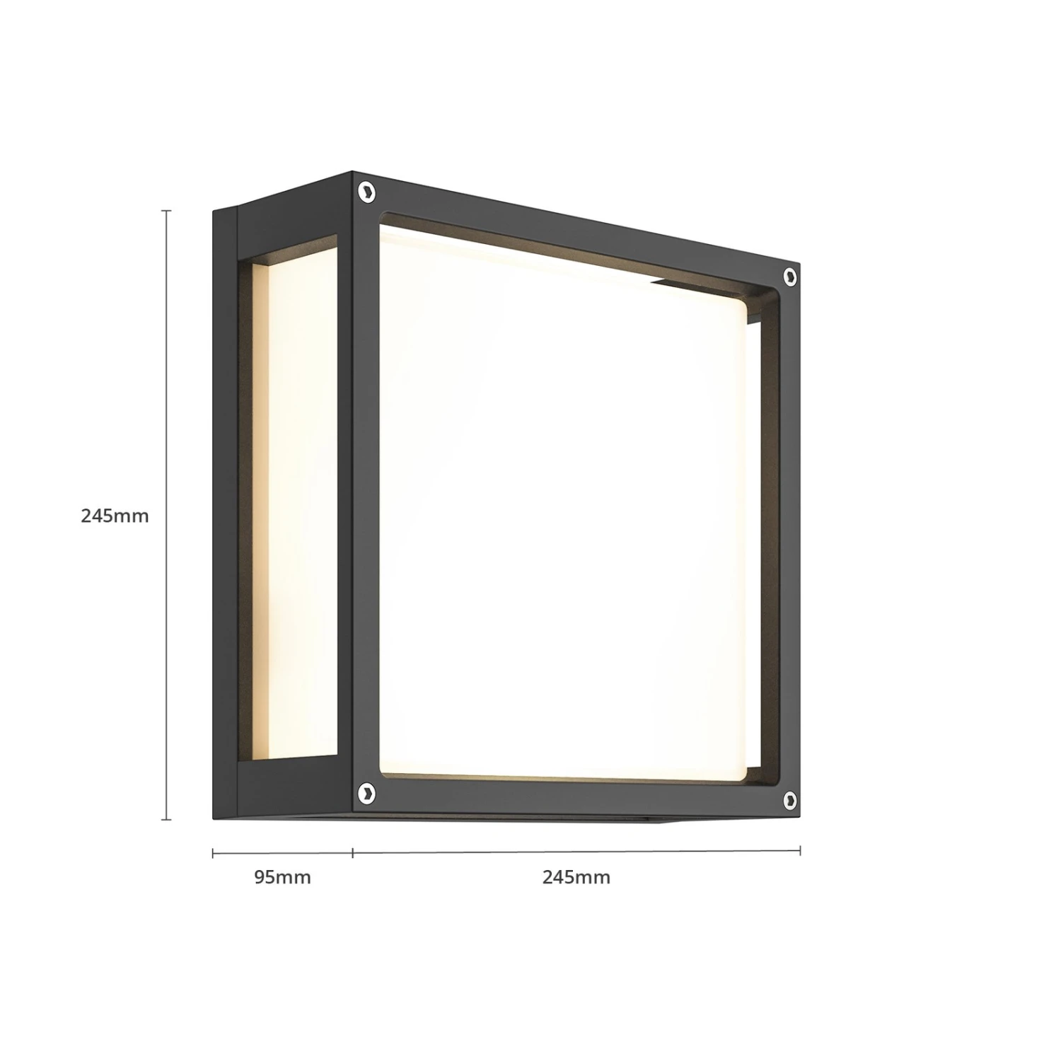 Lucande Quadratische Außenwandlampe Aurelien 7 Lucande Quadratische Außenwandlampe Aurelien – Bild 5