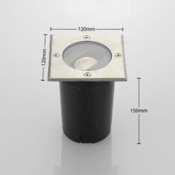 Lucande Doris - LED-Bodeneinbaustrahler, Eckige Form -Lucande 9969051 3