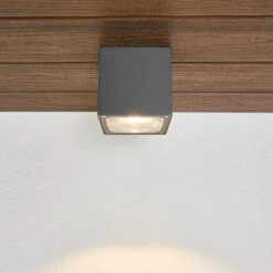 Lucande Tanea - LED-Deckenleuchte In Würfelform, IP54 -Lucande 9969064 3