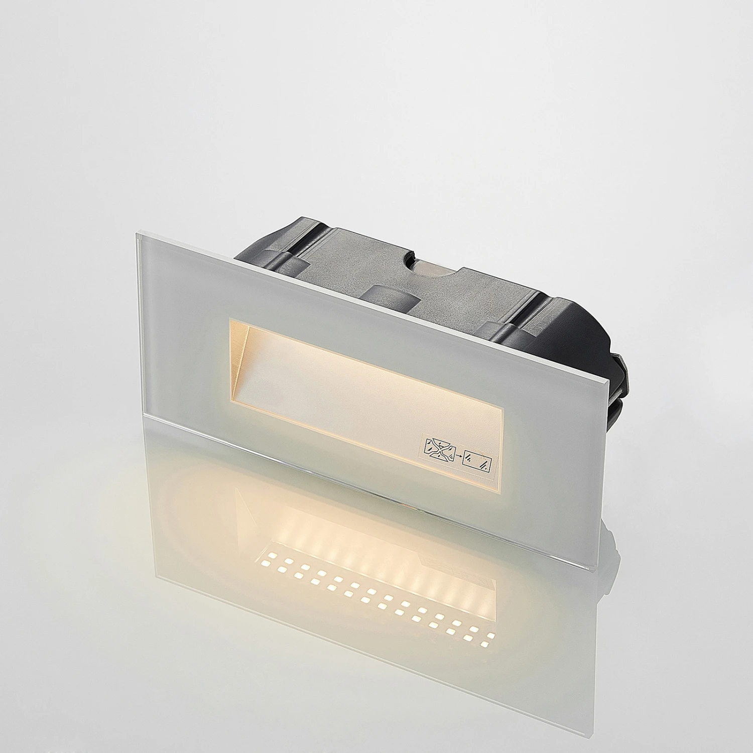 Lucande LED-Wandeinbauleuchte Jody, 19 Cm 4 Lucande LED-Wandeinbauleuchte Jody, 19 Cm – Bild 2