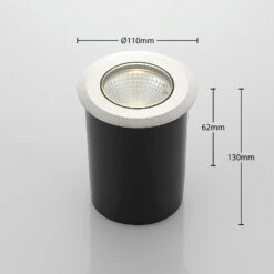 Lucande LED-Edelstahl-Bodeneinbauleuchte Sulea IP67 Rund 14 Lucande LED-Edelstahl-Bodeneinbauleuchte Sulea IP67 Rund -Lucande 9969097 3