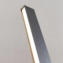 Lucande LED-Wegeleuchte Lirka, Dunkelgrau, 1-flammig -Lucande 9969104 4