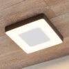 Lucande LED-Außendeckenleuchte Sora, Eckig, Sensor -Lucande 9969109