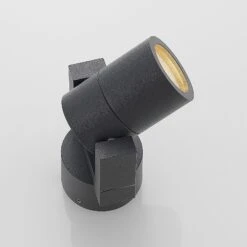 Lucande Außenwandstrahler Kavuna, Dunkelgrau, IP54, Rund 16 Lucande Außenwandstrahler Kavuna, Dunkelgrau, IP54, Rund -Lucande 9969117 5