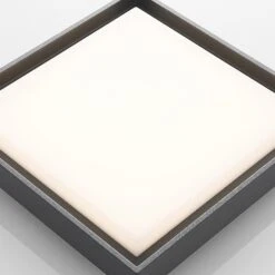 Lucande LED-Außendeckenleuchte Birta, Eckig, 34 Cm -Lucande 9969130 5
