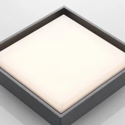 Lucande LED-Außendeckenleuchte Birta, Eckig, 27 Cm 16 Lucande LED-Außendeckenleuchte Birta, Eckig, 27 Cm -Lucande 9969131 5
