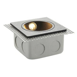 Lucande LED-Wandeinbauleuchte Pordis, IP65, Eckig -Lucande 9969135 2