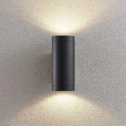 Lucande Thomke Außenwandlampe, E27, 2-flammig 16 Lucande Thomke Außenwandlampe, E27, 2-flammig -Lucande 9969155 5