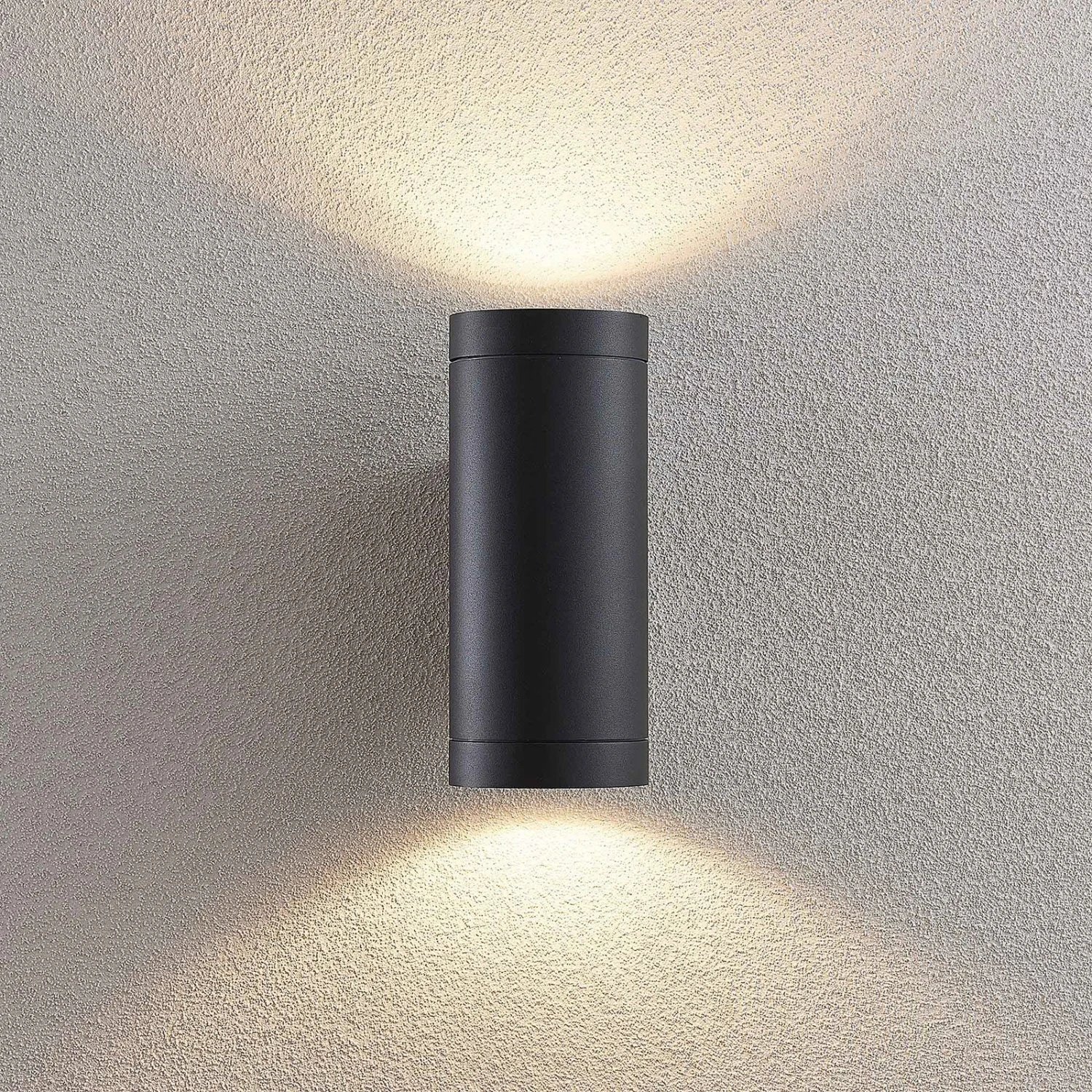 Lucande Thomke Außenwandlampe, E27, 2-flammig 8 Lucande Thomke Außenwandlampe, E27, 2-flammig – Bild 6