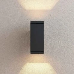 Lucande Stani Außenwandleuchte, E27, 2-flammig -Lucande 9969157 5