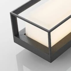 Lucande Ronida LED-Außenwandlampe, Eckig -Lucande 9969159 6