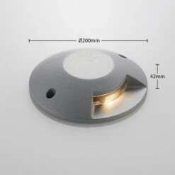 Lucande Jeffrey LED-Bodenaufbauleuchte, 1-flammig -Lucande 9969168 3