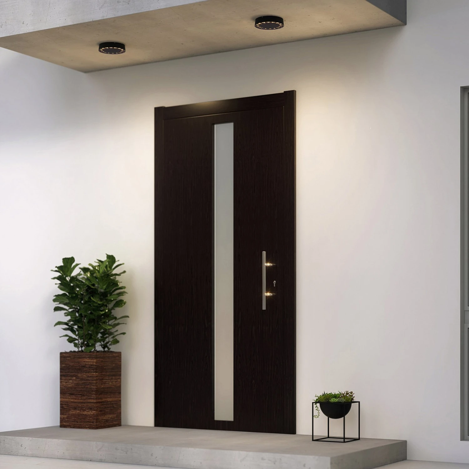 Lucande Kelissa LED-Bad-Deckenlampe, Rund, Schwarz 4 Lucande Kelissa LED-Bad-Deckenlampe, Rund, Schwarz – Bild 2