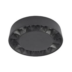 Lucande Kelissa LED-Bad-Deckenlampe, Rund, Schwarz 14 Lucande Kelissa LED-Bad-Deckenlampe, Rund, Schwarz -Lucande 9969191 3