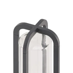 Lucande Tiras Außendeckenleuchte, Dunkelgrau, IP65 -Lucande 9969197 6