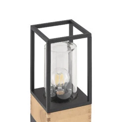 Lucande Enjan Sockelleuchte Aus Teakholz 15 Lucande Enjan Sockelleuchte Aus Teakholz -Lucande 9969205 5