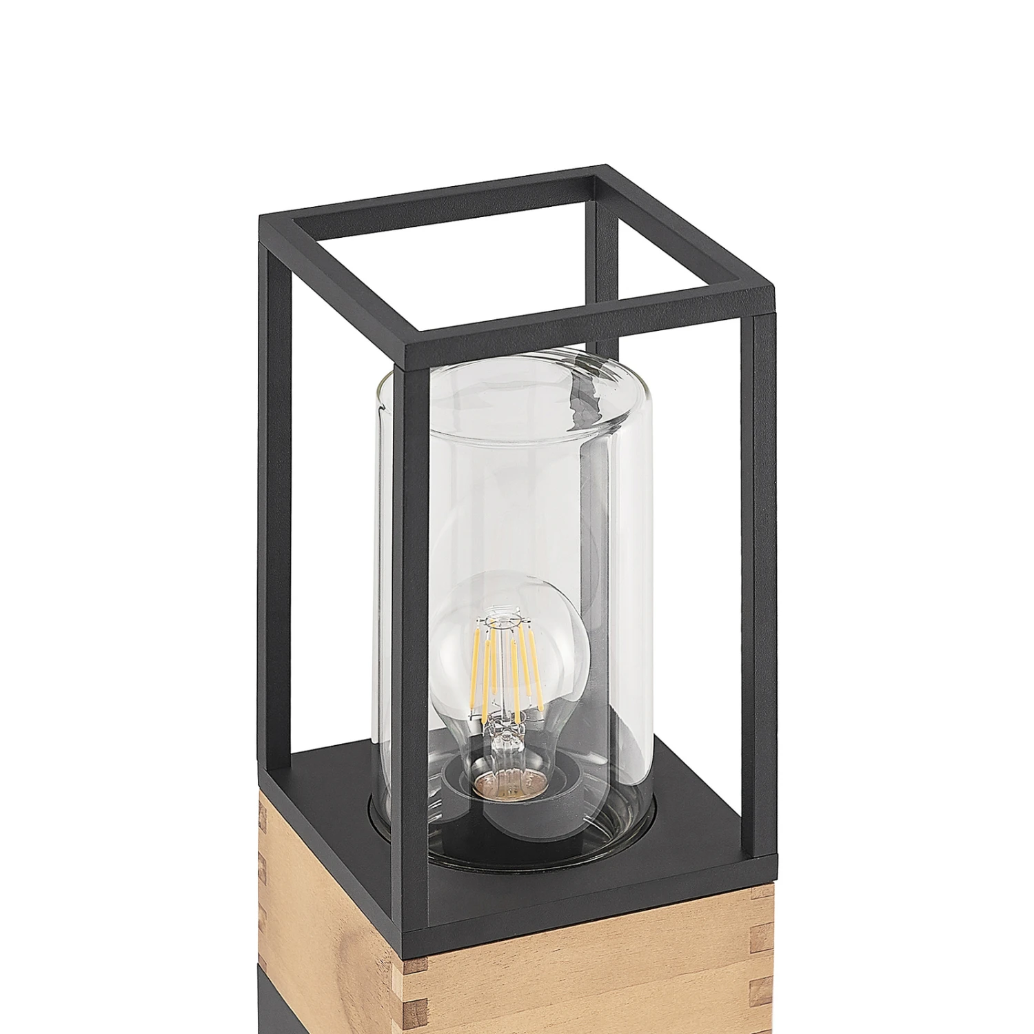 Lucande Enjan Sockelleuchte Aus Teakholz 8 Lucande Enjan Sockelleuchte Aus Teakholz – Bild 6