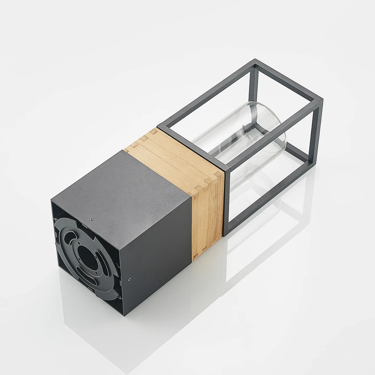 Lucande Enjan Sockelleuchte Aus Teakholz 9 Lucande Enjan Sockelleuchte Aus Teakholz – Bild 7