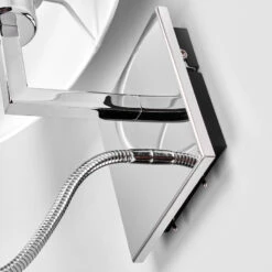 Lucande Weiße Stoff-Wandleuchte Karla Mit LED-Leselicht 16 Lucande Weiße Stoff-Wandleuchte Karla Mit LED-Leselicht -Lucande 9976009 6