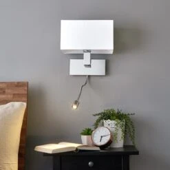 Lucande Tamara LED-Wandleuchte Stoffschirm Flexarm 13 Lucande Tamara LED-Wandleuchte Stoffschirm Flexarm -Lucande 9976011 2