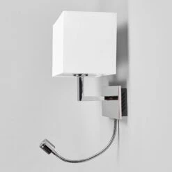 Lucande Tamara LED-Wandleuchte Stoffschirm Flexarm 15 Lucande Tamara LED-Wandleuchte Stoffschirm Flexarm -Lucande 9976011 4