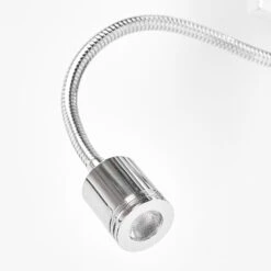 Lucande Schwarze Stoff-Wandlampe Rebekka Mit LED-Lesearm -Lucande 9976023 6