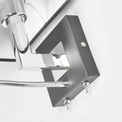 Lucande Schwarze Stoff-Wandlampe Rebekka Mit LED-Lesearm -Lucande 9976023 7