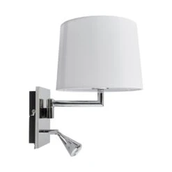 Lucande Wandleuchte Bent Mit Leselicht -Lucande 9976043 5