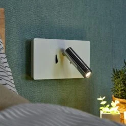 Lucande LED-Wandleuchte Elske Mit Leselicht 13 Lucande LED-Wandleuchte Elske Mit Leselicht -Lucande 9976050 2