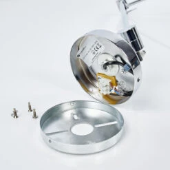 Lucande Textil-Hängeleuchte Jolla Mit Ausleger -Lucande 9976071 8