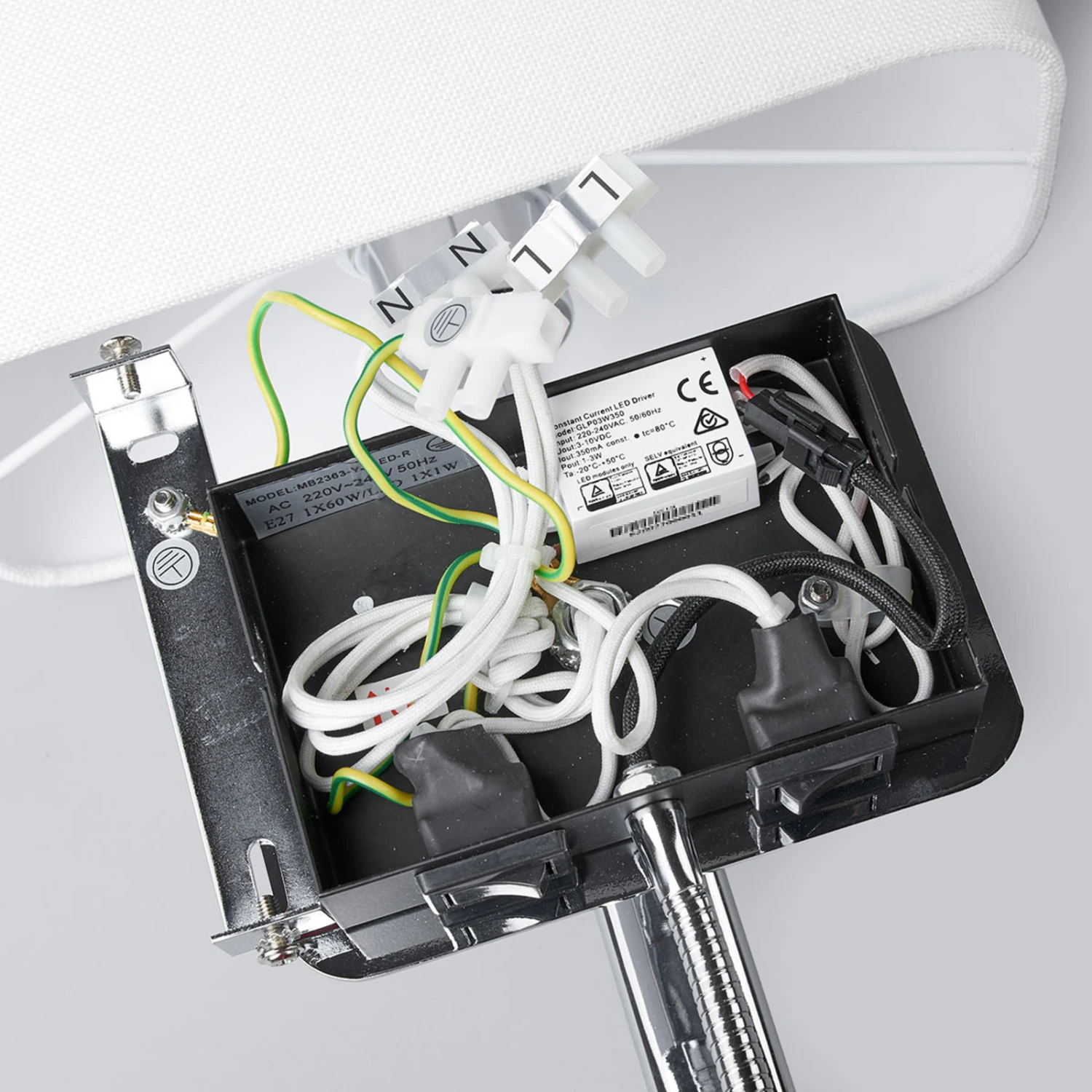 Lucande Textil-Wandleuchte Jettka Mit Lesearm 11 Lucande Textil-Wandleuchte Jettka Mit Lesearm – Bild 9