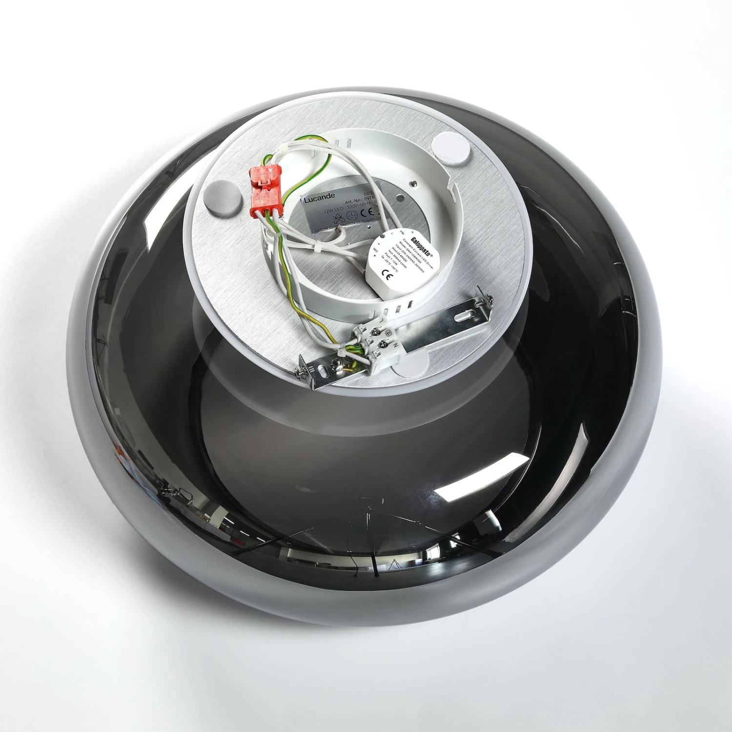 Lucande Glas-LED-Deckenlampe Mijo In Rauchgrau 10 Lucande Glas-LED-Deckenlampe Mijo In Rauchgrau – Bild 8