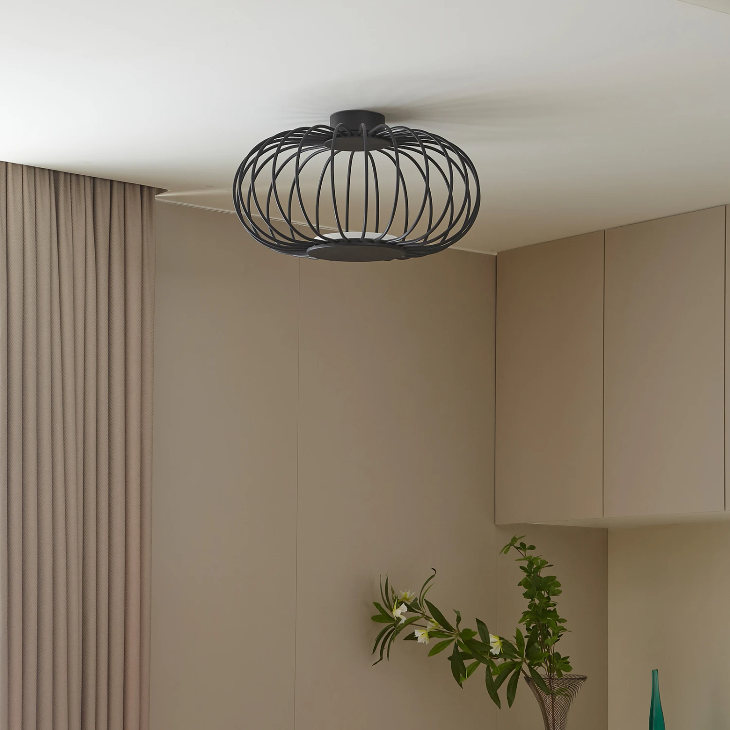 Lucande Lusine LED-Deckenleuchte In Schwarz 4 Lucande Lusine LED-Deckenleuchte In Schwarz – Bild 2