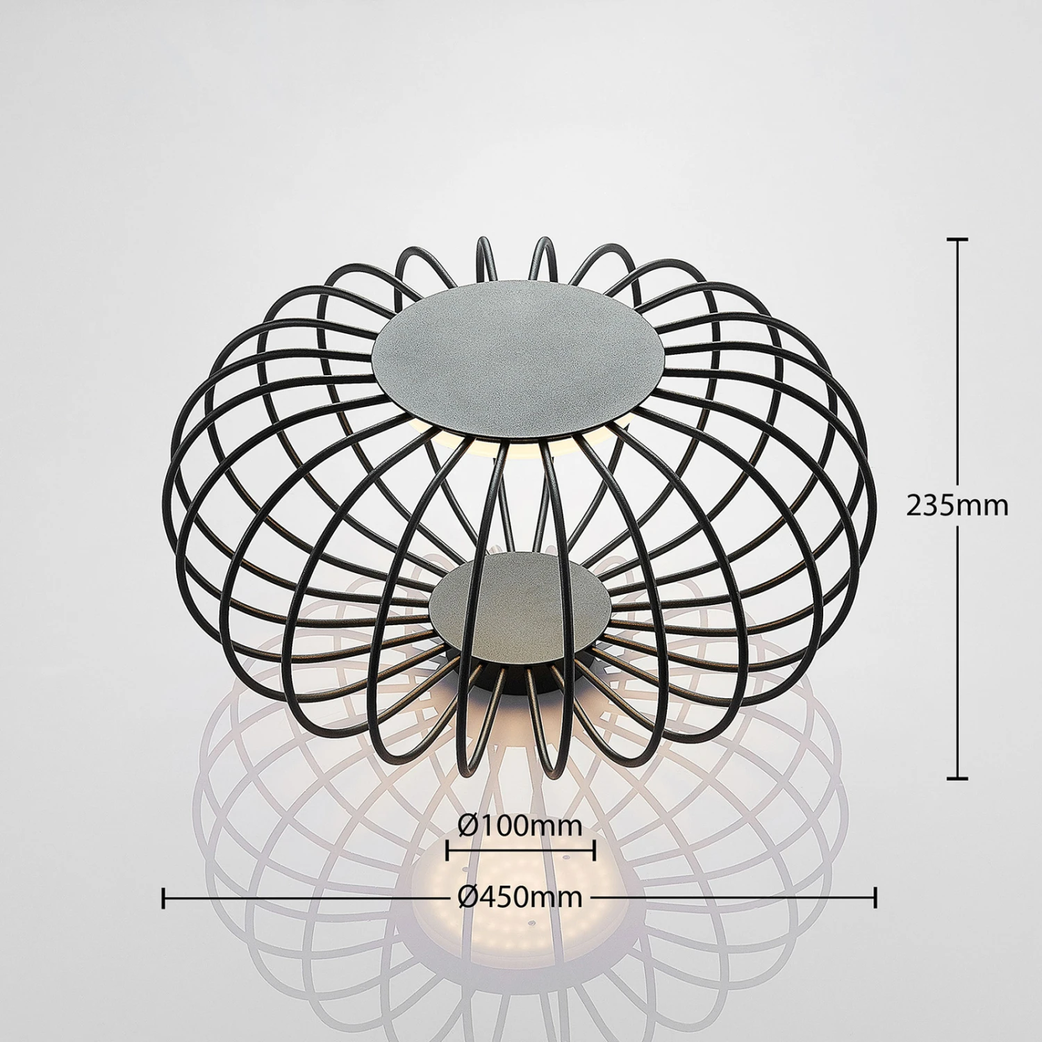 Lucande Lusine LED-Deckenleuchte In Schwarz 7 Lucande Lusine LED-Deckenleuchte In Schwarz – Bild 5