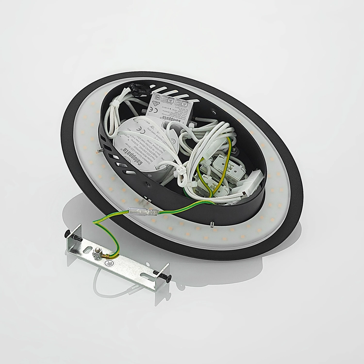 Lucande Kimo LED-Wandleuchte Oval Schwarz 11 Lucande Kimo LED-Wandleuchte Oval Schwarz – Bild 9