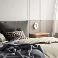 Lucande Kimo LED-Wandleuchte Oval Weiß -Lucande 9976123 2