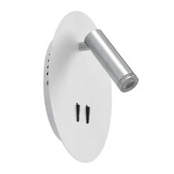 Lucande Kimo LED-Wandleuchte Oval Weiß -Lucande 9976123 3