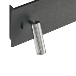 Lucande Kimo LED-Wandlampe Eckig Schwarz, USB-Slot -Lucande 9976124 6