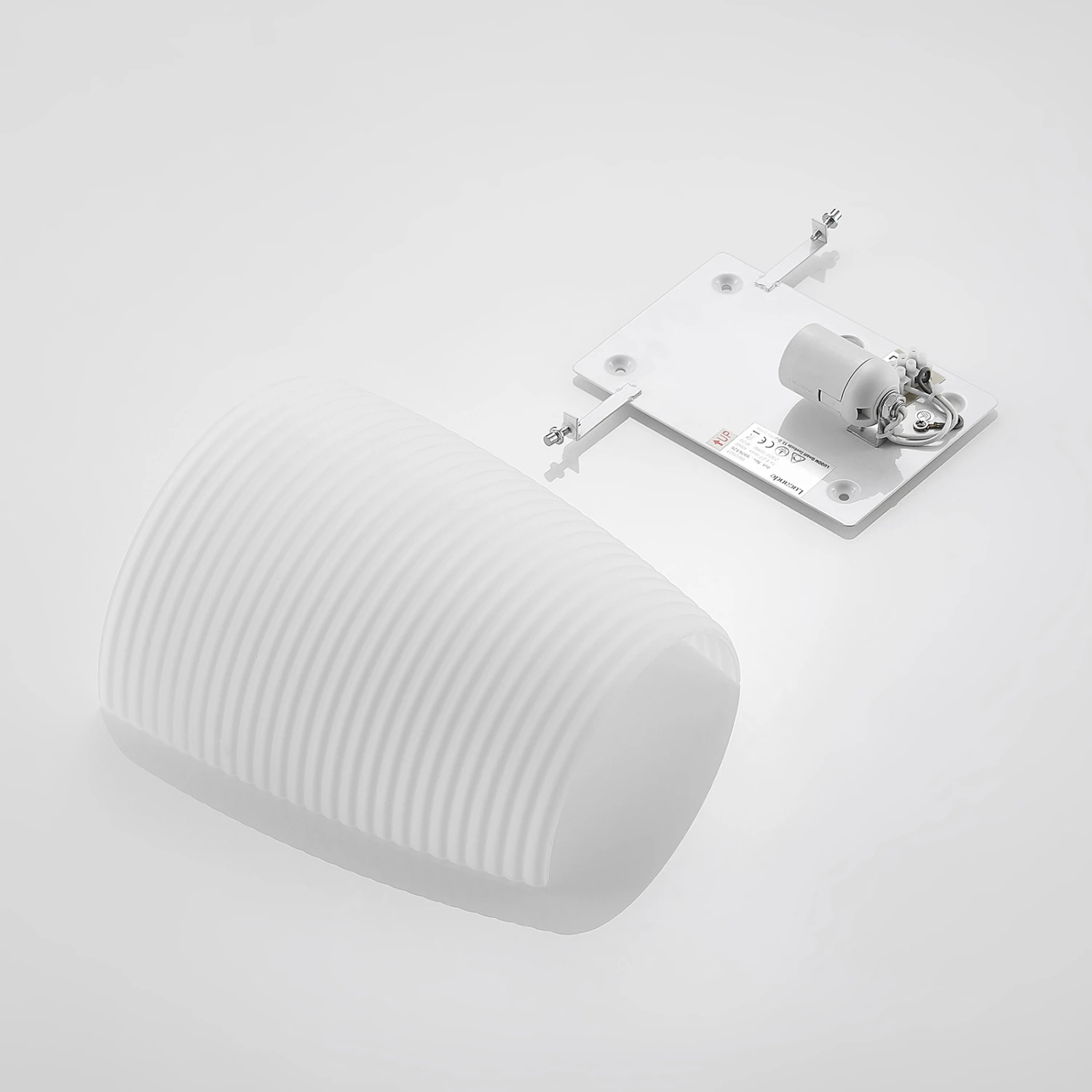 Lucande Vera Wandleuchte Mit Weißem Glasschirm 11 Lucande Vera Wandleuchte Mit Weißem Glasschirm – Bild 9