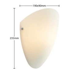 Lucande Amalia Wandleuchte Mit Schönem Glas-Schirm -Lucande 9976130 4