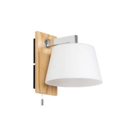 Lucande Rhea Wandleuchte Mit Hellem Holz -Lucande 9976131 2