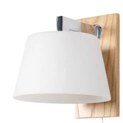 Lucande Rhea Wandleuchte Mit Hellem Holz -Lucande 9976131 4