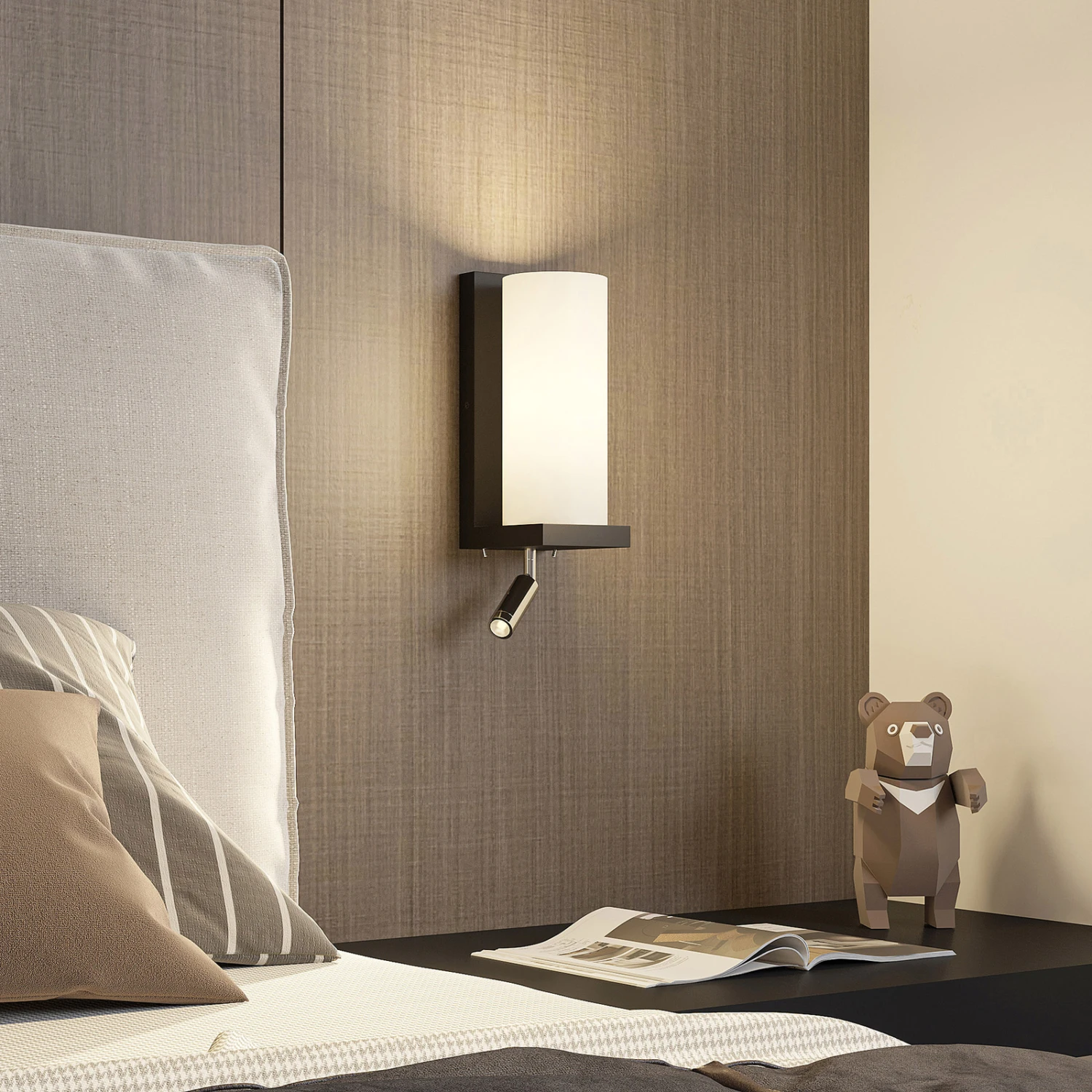 Lucande Lyra Wandleuchte Mit Flexiblem Leselicht 5 Lucande Lyra Wandleuchte Mit Flexiblem Leselicht – Bild 3