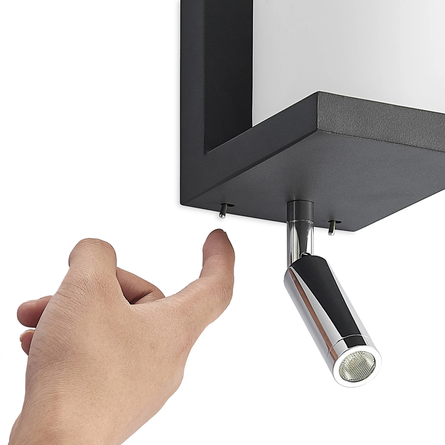 Lucande Lyra Wandleuchte Mit Flexiblem Leselicht 10 Lucande Lyra Wandleuchte Mit Flexiblem Leselicht – Bild 8