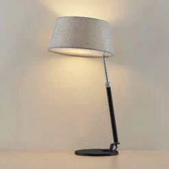 Lucande Janus Tischleuchte Mit Ausziehbarem Schirm -Lucande 9976142 4