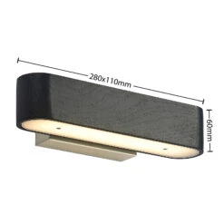 Lucande Matteo LED-Wandleuchte, Eschenholz-Schirm -Lucande 9976146 4